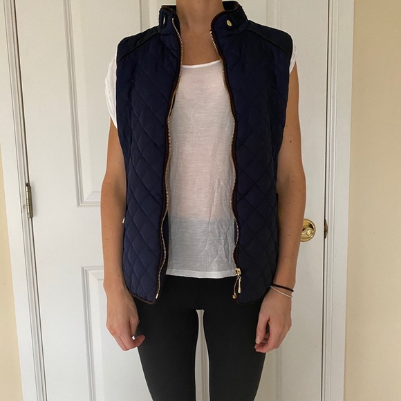 Navy Women’s Vest Sz Large - Picture 2 of 6